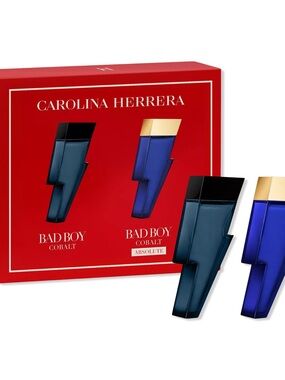 Carolina Herrera Bad Boy Cobalt Duo - Navy Blue & Cobalt Blue